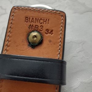 Bianchi # B3 leather vintage belt